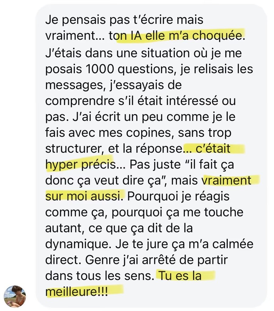 Message de Léa